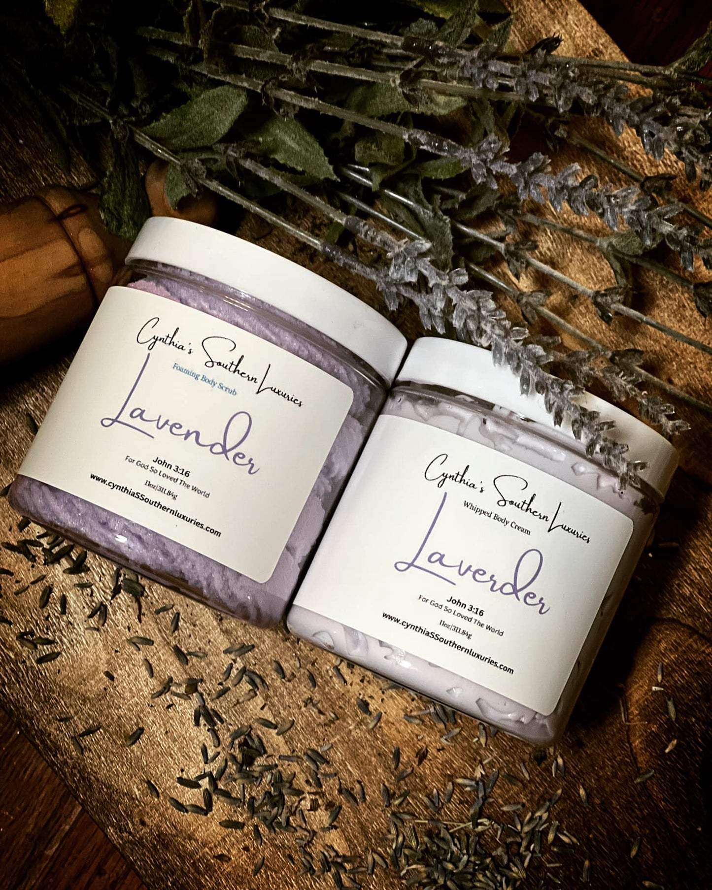 Lavender Foaming Body Butter Scrub