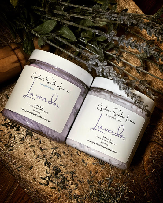 Lavender Foaming Body Butter Scrub
