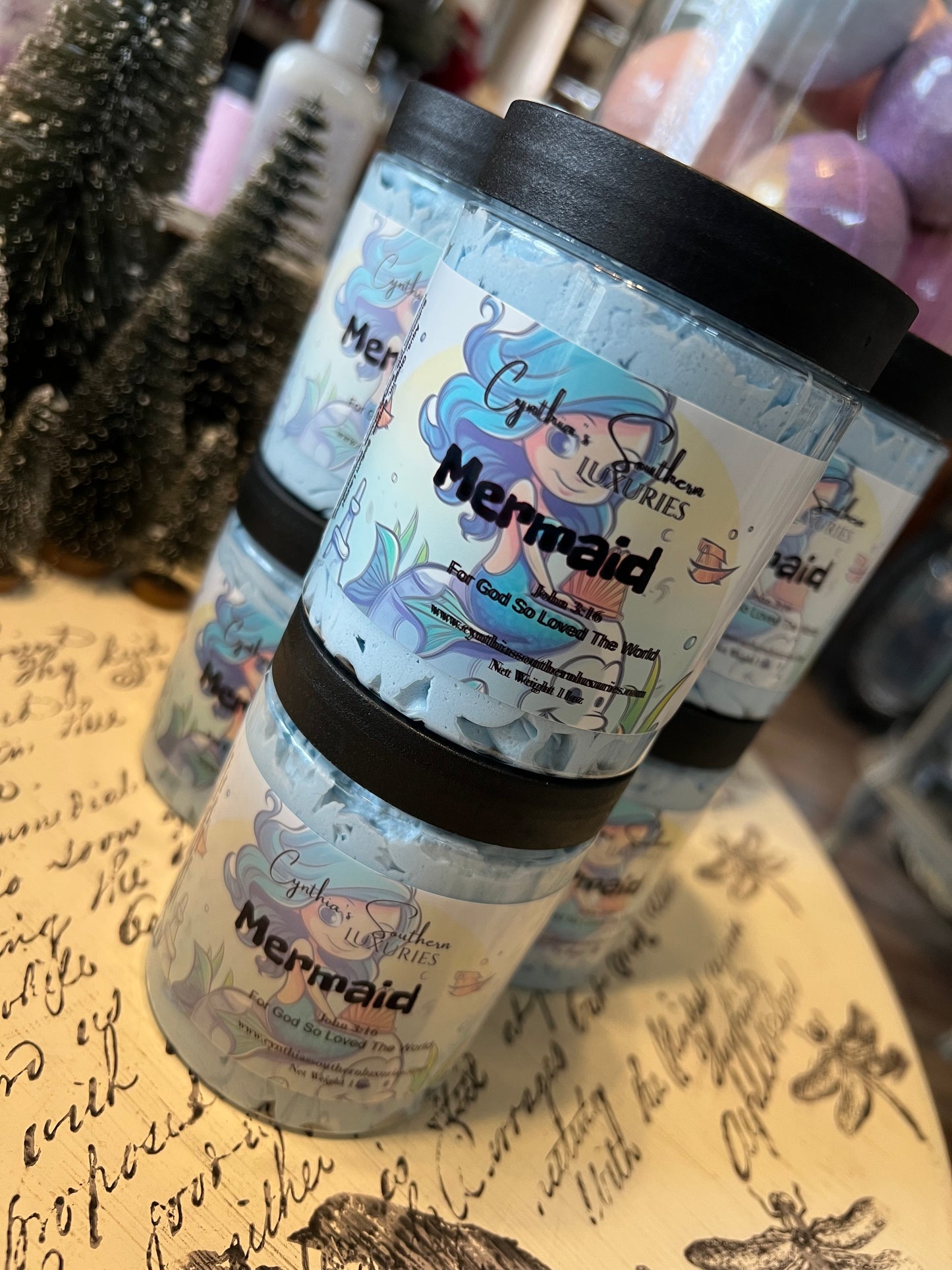 Mermaid Whipped Soap & SoapTail